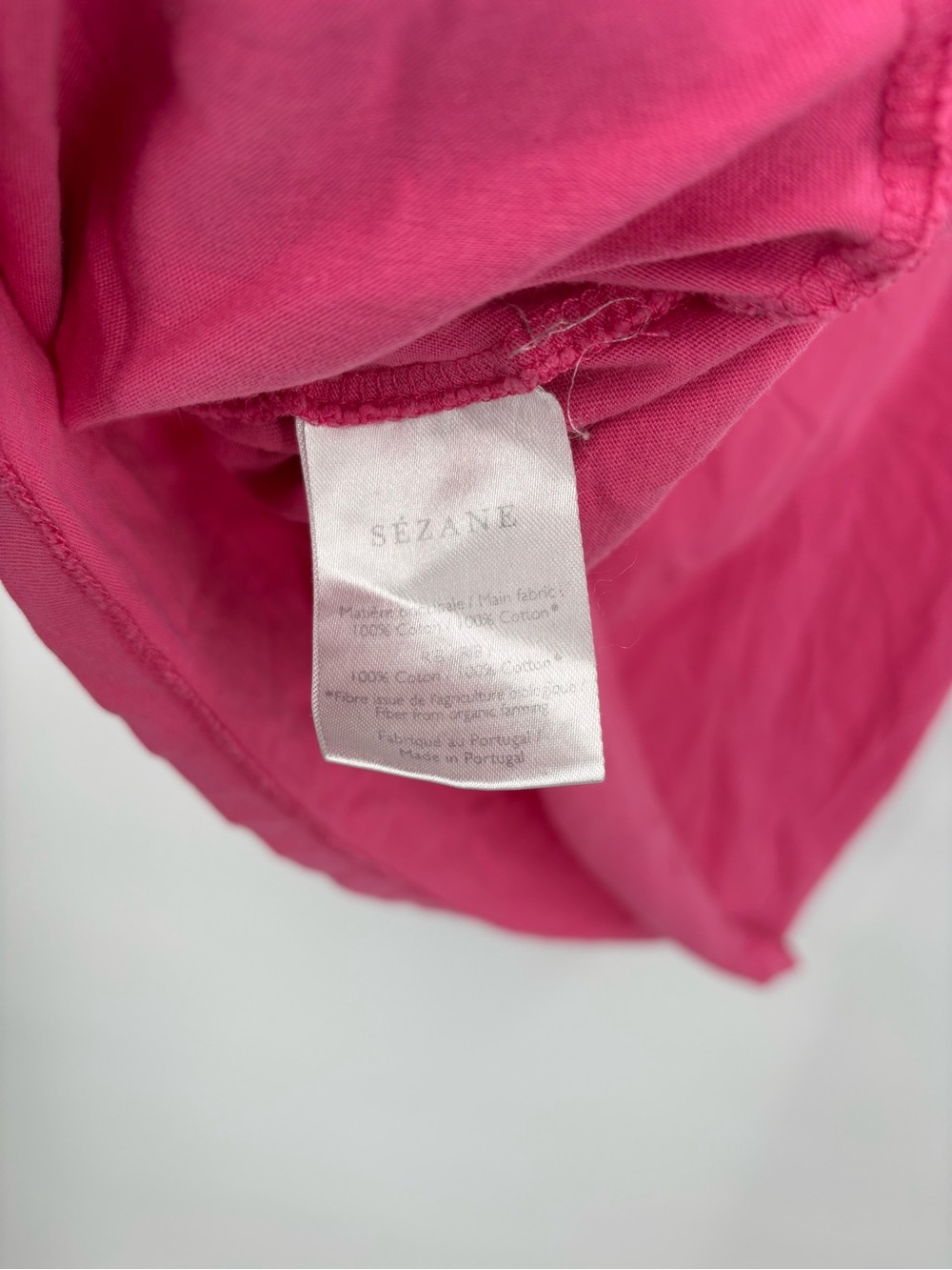 Sézane pink basic tee - Picture 4 of 4